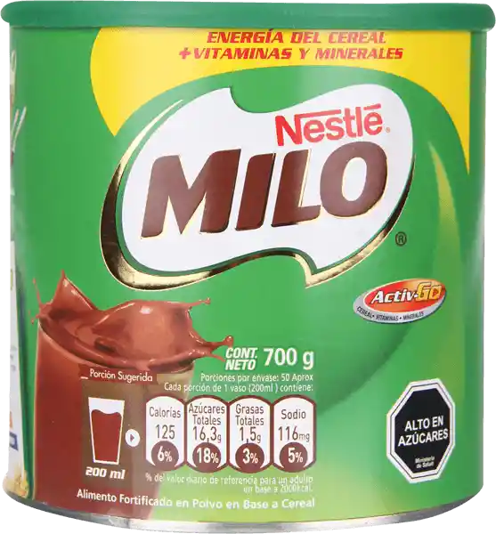 Milo Chocolate En Polvo