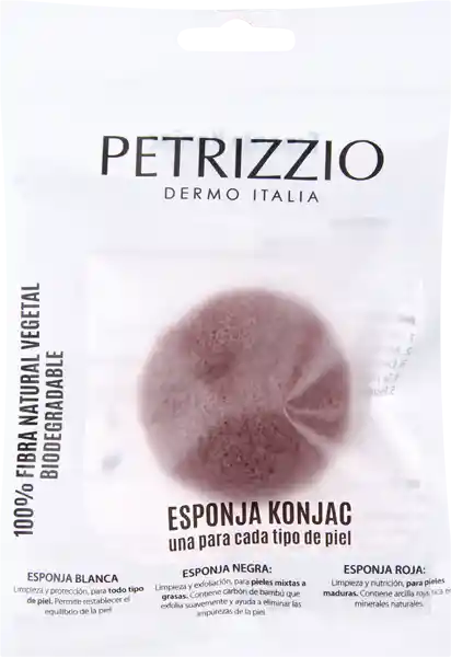 Petrizzio Esponja de Limpieza Konjac