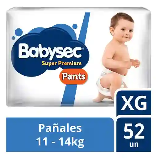 Babysec Pañales Pants Super Premium Talla XG