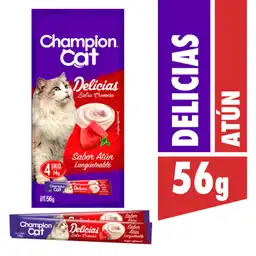 Champion Cat Salsa Cremosa para Gato Delicias Sabor Atún