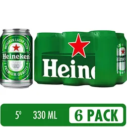 Heineken Cerveza Lager Prémium en Lata