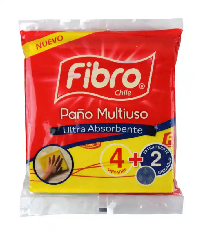 Fibro Paño Multiuso x 4 Unidades