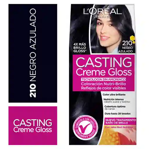 Casting Creme Gloss Coloración Creme Gloss 210 Negro Azul