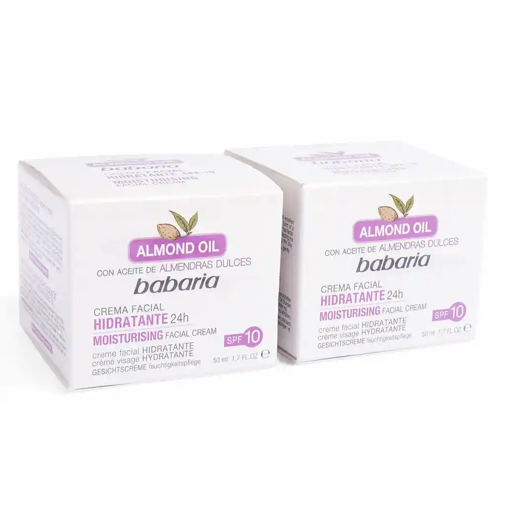 Babaria Crema Facial Hidratante Almendras Dulces