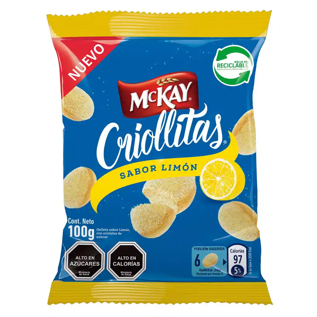Mckay Snacks De Papa Criolla Sabor Limón