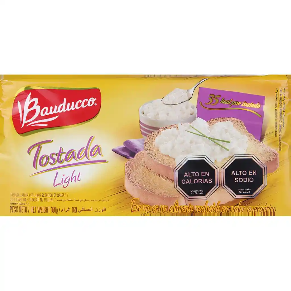 Bauducco Tostada Light Caja 24