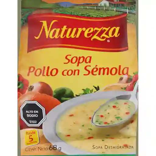 Naturezza Sopa De Pollo Con Semola