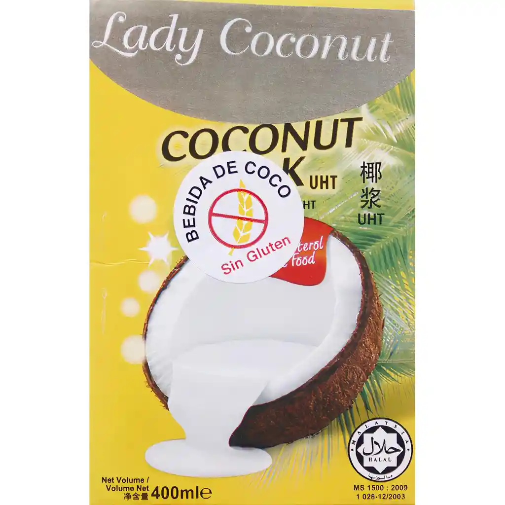 Lady Coconut Leche De Coco Tetrapack