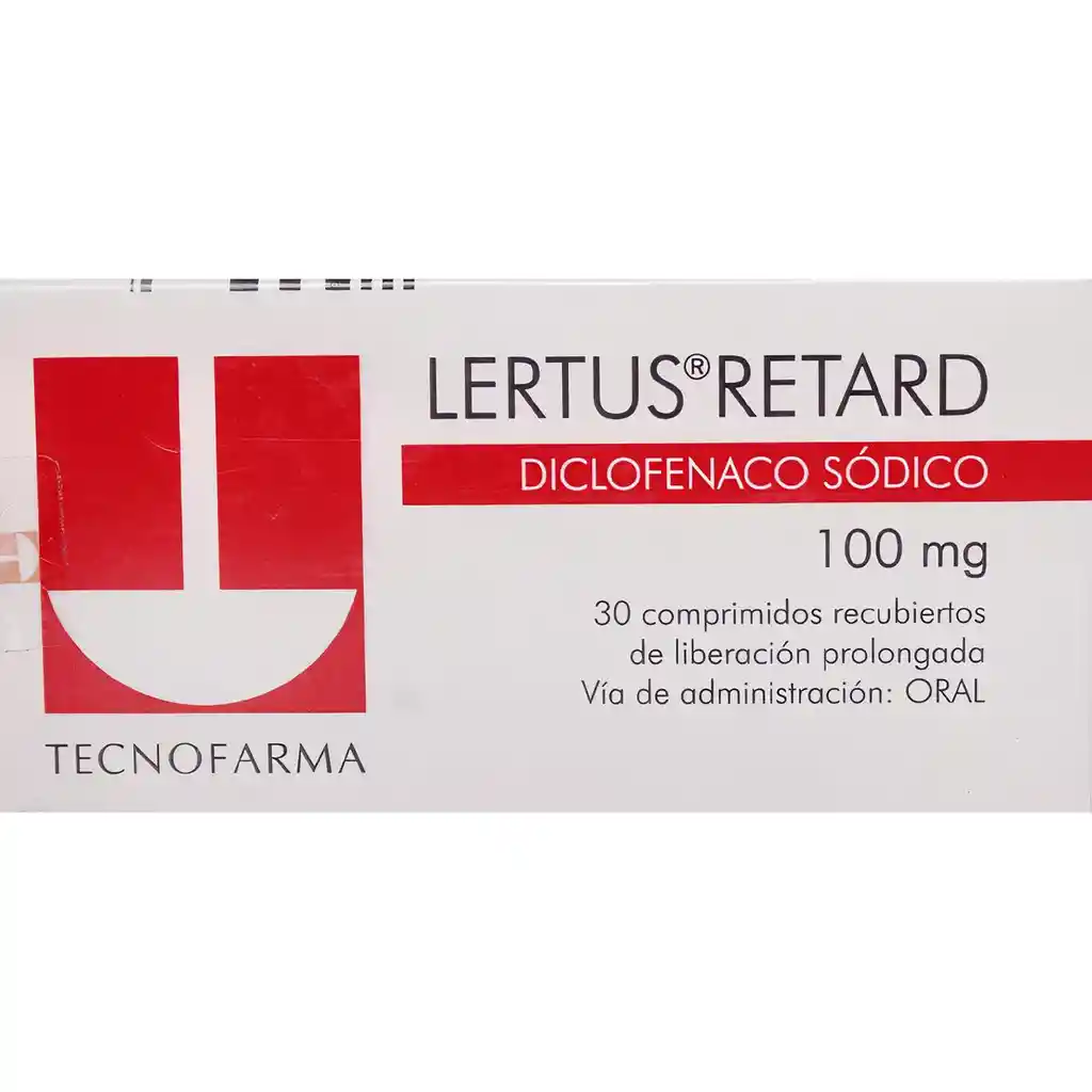 Lertus Antiinflamatorios Ret Com 100Mg 30