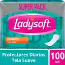 Ladysoft Protectores Diarios Clásicos Tela Suave