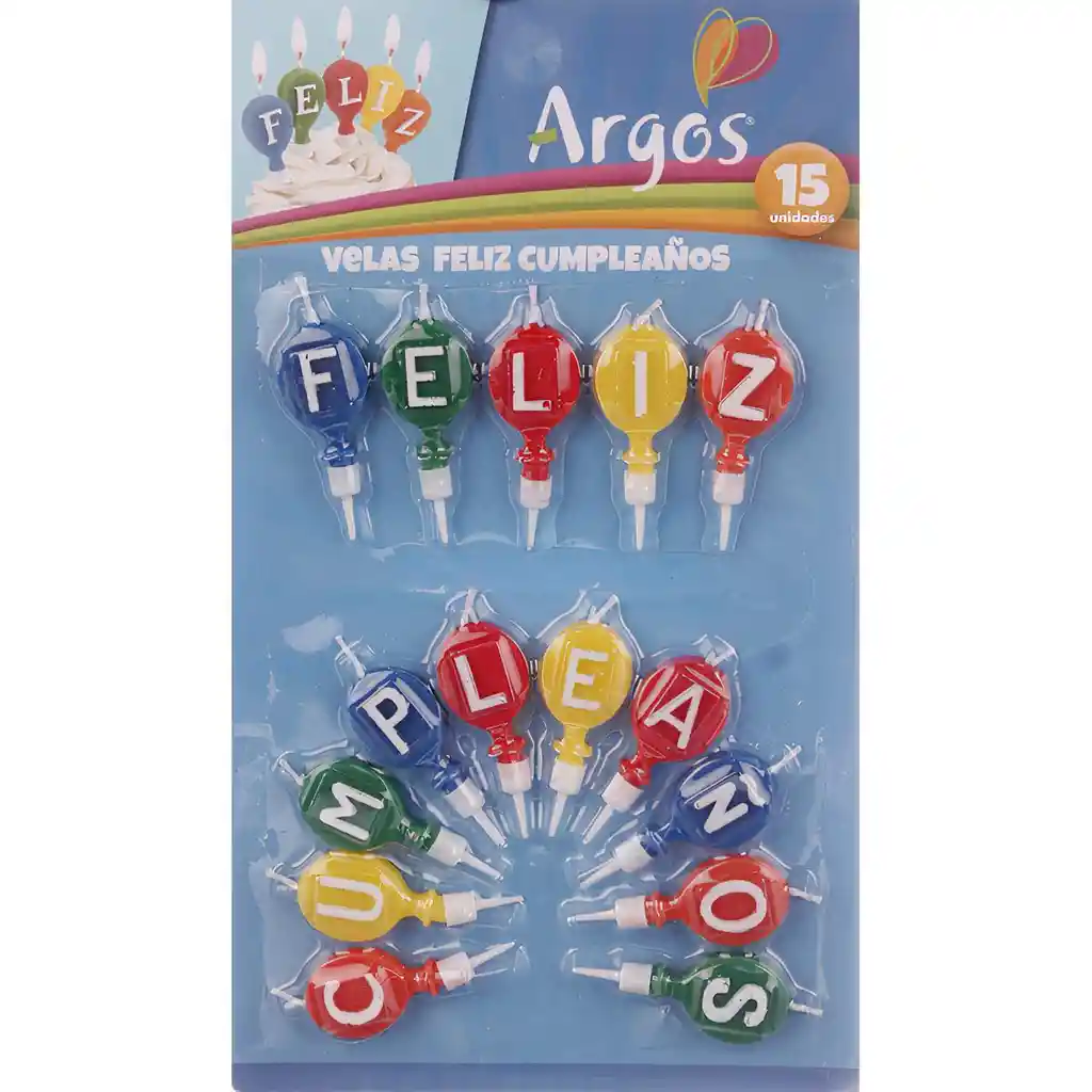 Argos Vela Feliz Cumpleaños