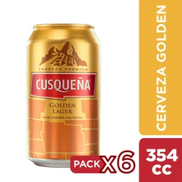 Cusqueña Cerveza Golden Lager en Lata