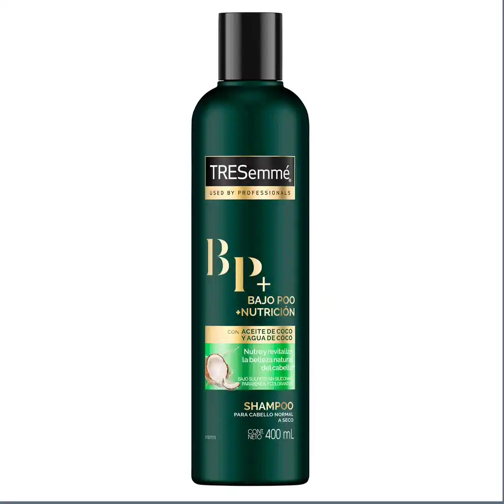 Tresemme Shampoo Bajo Poo + Nutrición