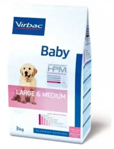 Virbac Alimento Para Perro Baby Large & Medium HPM