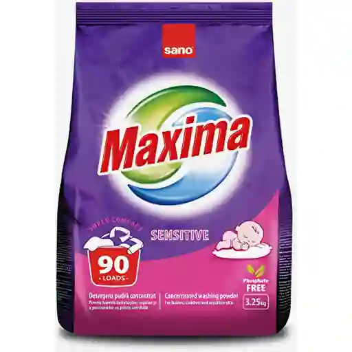 Maxima Detergente en Polvo Sensitive