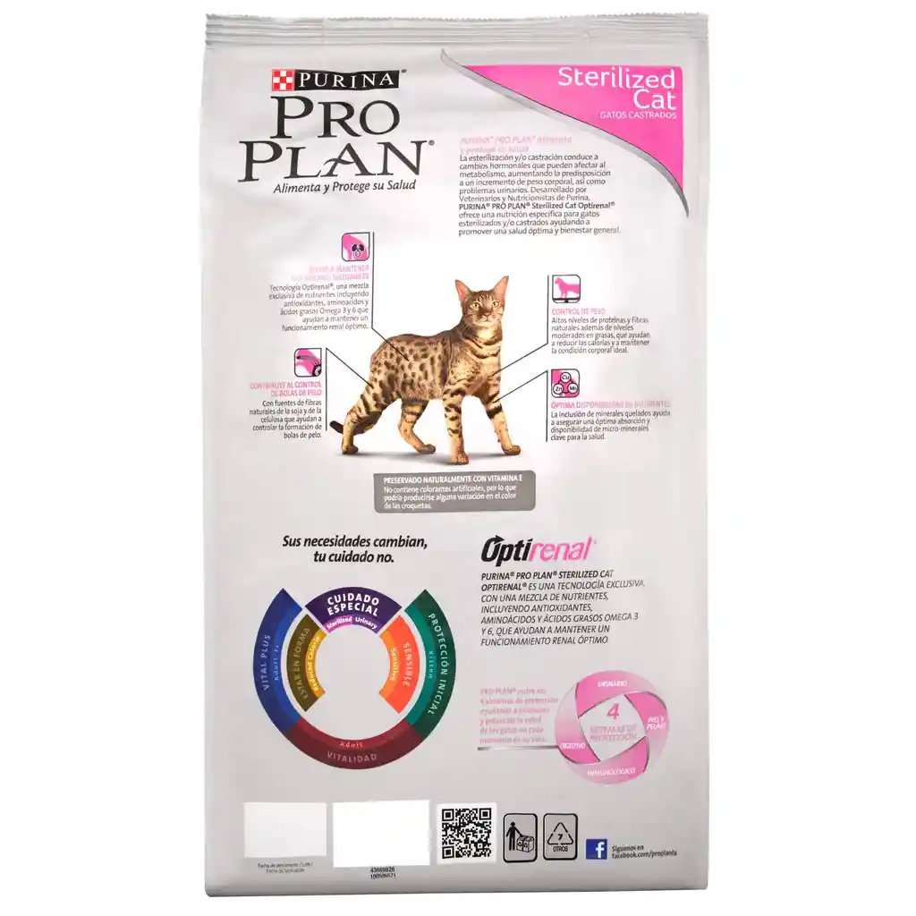 Pro Plan Alimento para Gato Sterilized con Optirenal