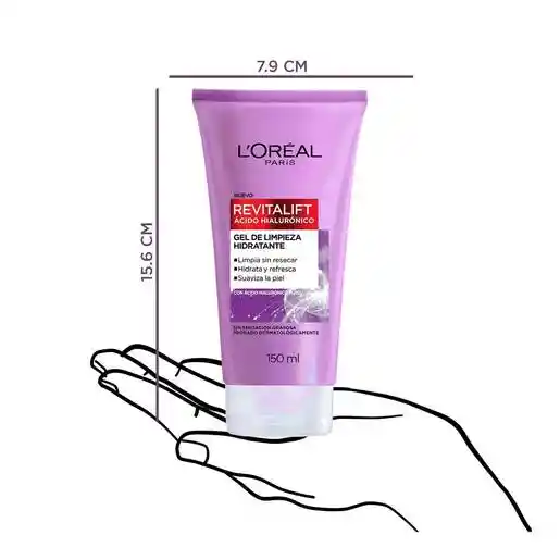 Loreal Paris Gel de Limpieza Hidratante Revitalift 