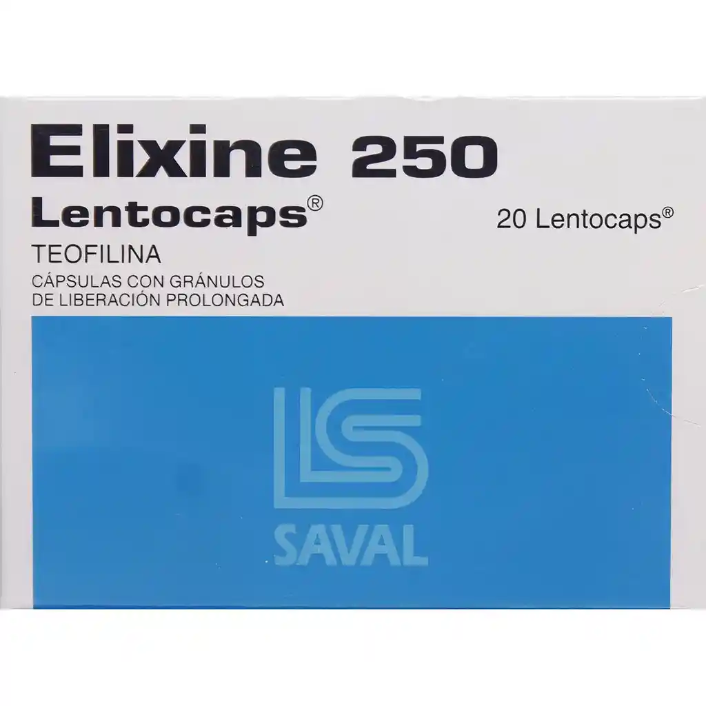 Elixine 250 mg Cap Con Granulos De Lib Prolongada