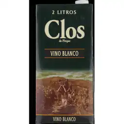 Clos de Pirque Vino Blanco en Caja 2 L