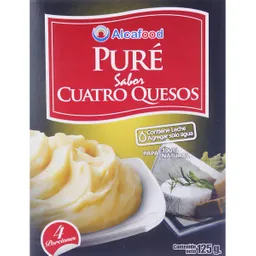 Alcafood Pure de Papas Cuat/quesos