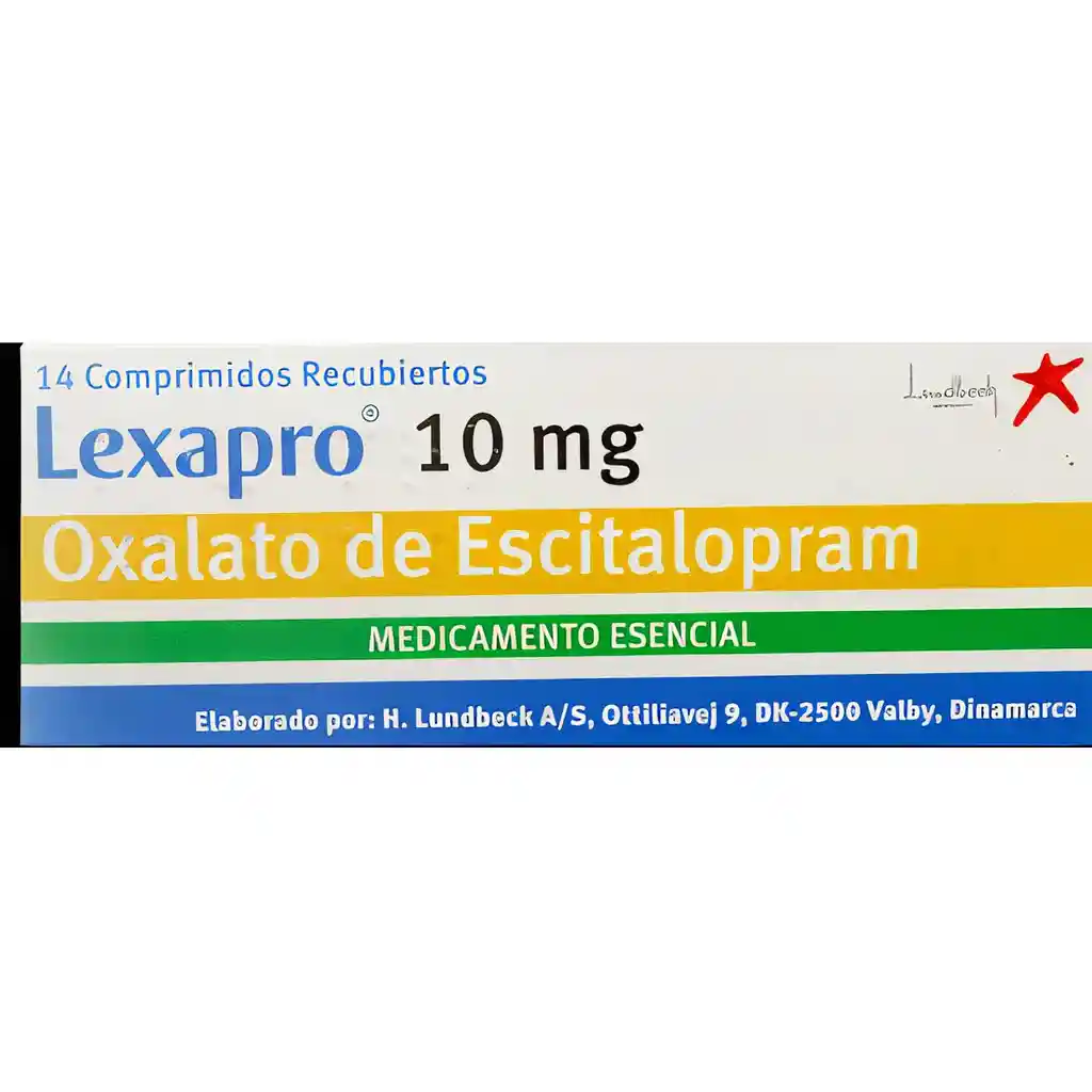 Lexapro Antidepresivos Com.10Mg.14