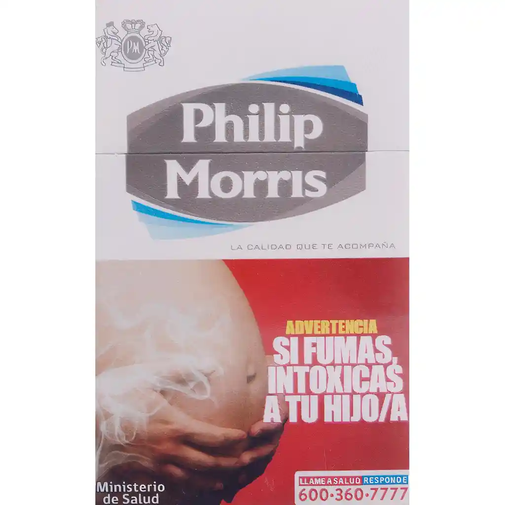 Philip Morris Cigarro Phillip Silver Box