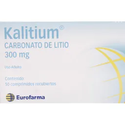 Kalitium Carbonato de Litio 300 Mg