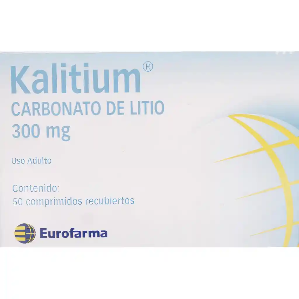 Kalitium Carbonato de Litio 300 Mg