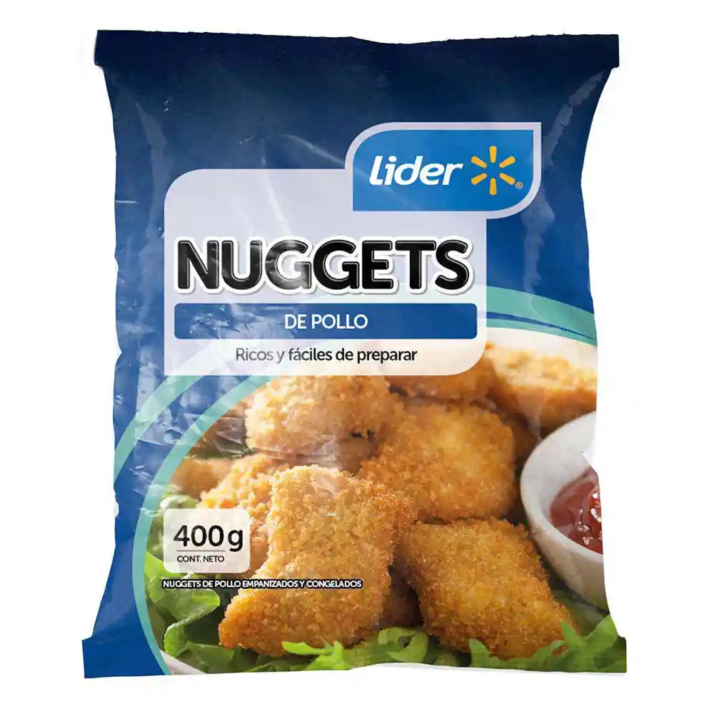 Nuggets de Pollo Empanizados y Congelados Lider
