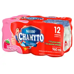 Chamyto Bebida Láctea Frutilla 12 Pack