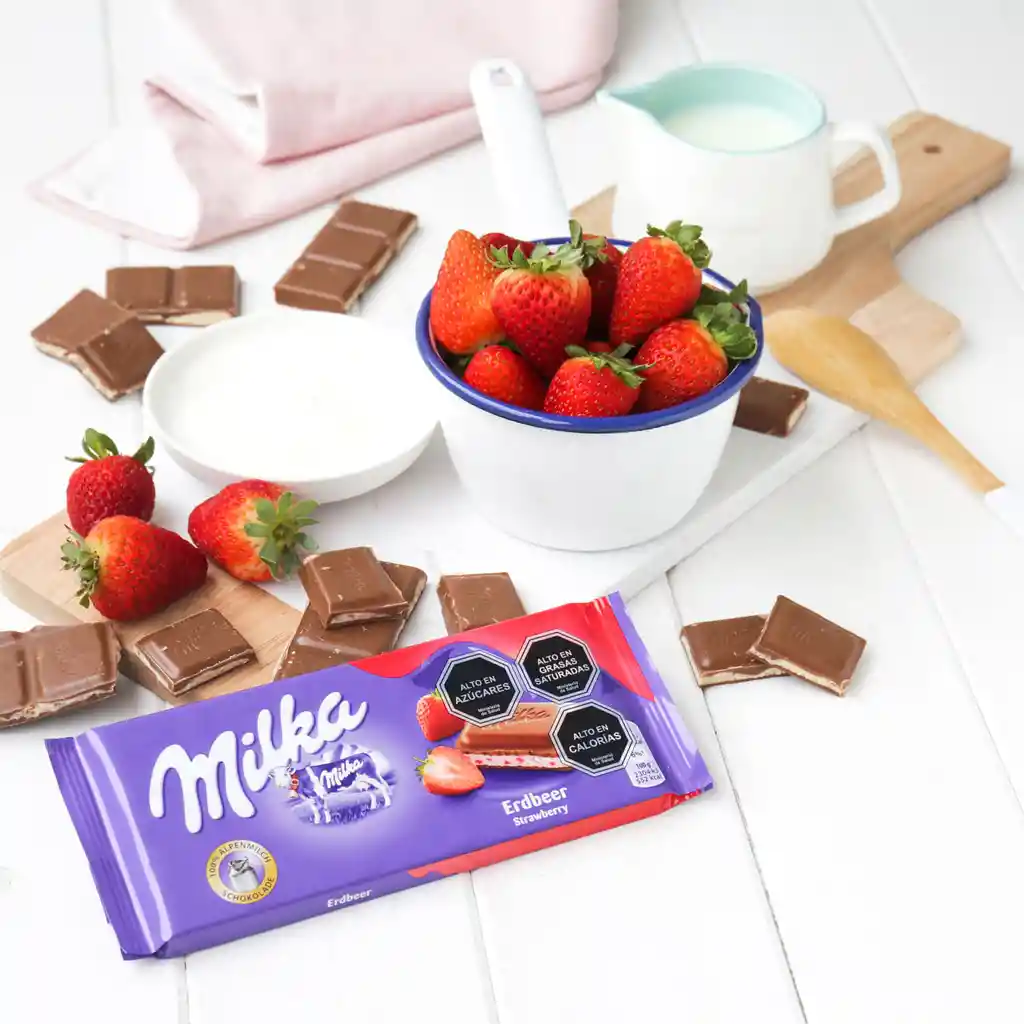 Milka Chocolate Yoghurt Frutilla Erdbeer