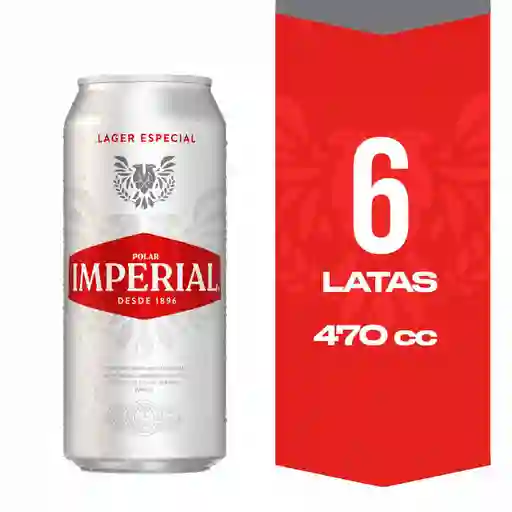 Imperial Polar Cerveza Lager Especial Lata X 6 