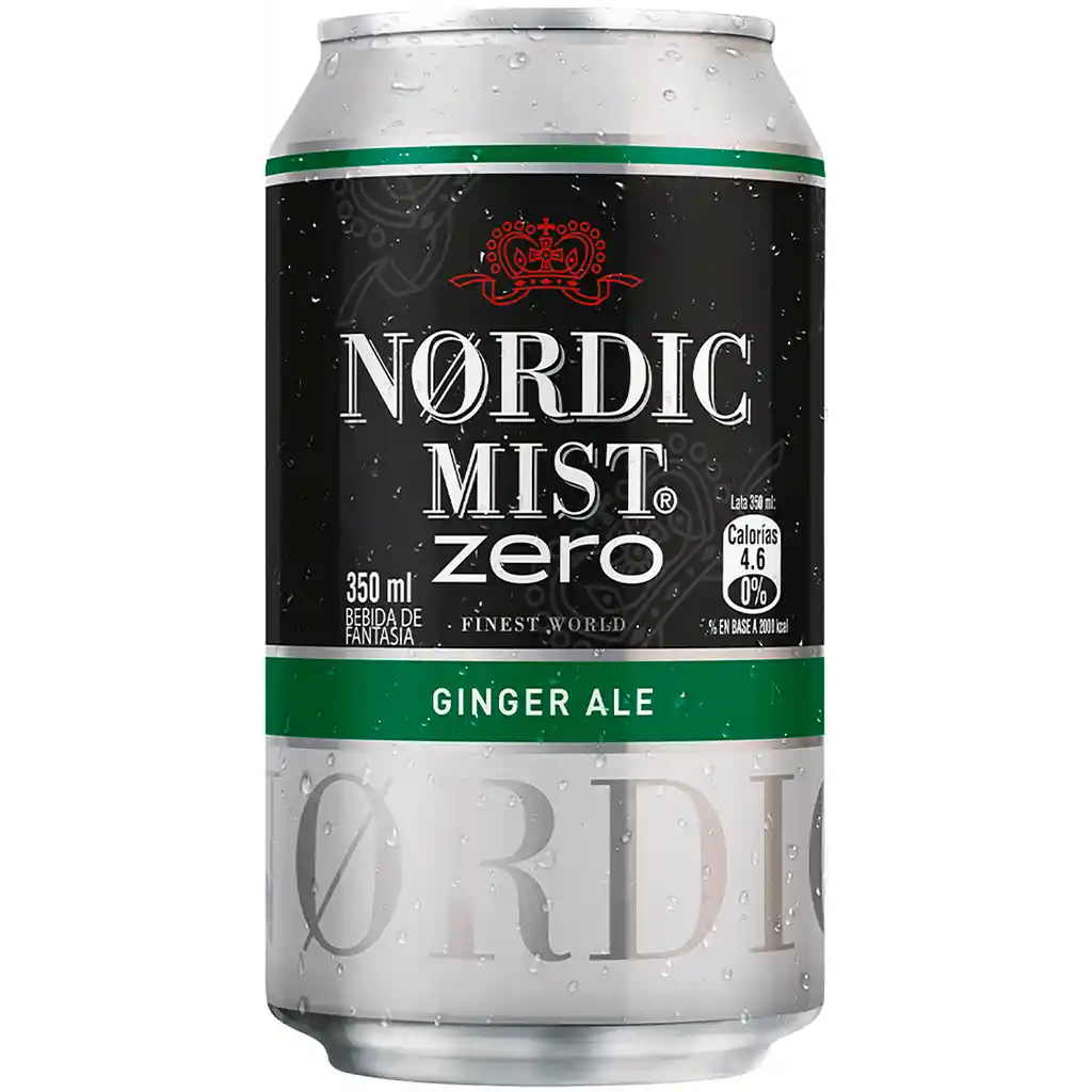 Nordic Mist Zero Ginger Ale Lata