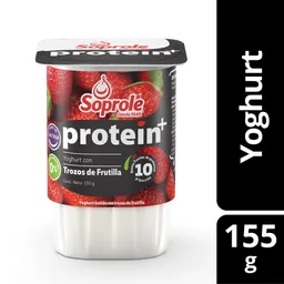 Soprole Protein+ Yoghurt Batido con Trozos de Frutilla