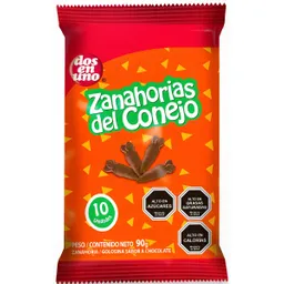 Dos En Uno Arcor Chocolate Bolsa Zanahorias 10 Un