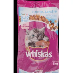 Whiskas Alimento Para Gato Gatitos Carne/Leche