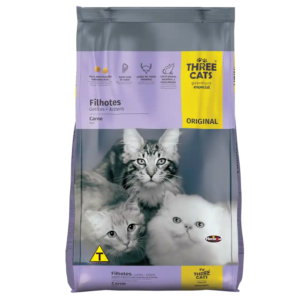 Three Cats Alimento para Gato Original Cachorro