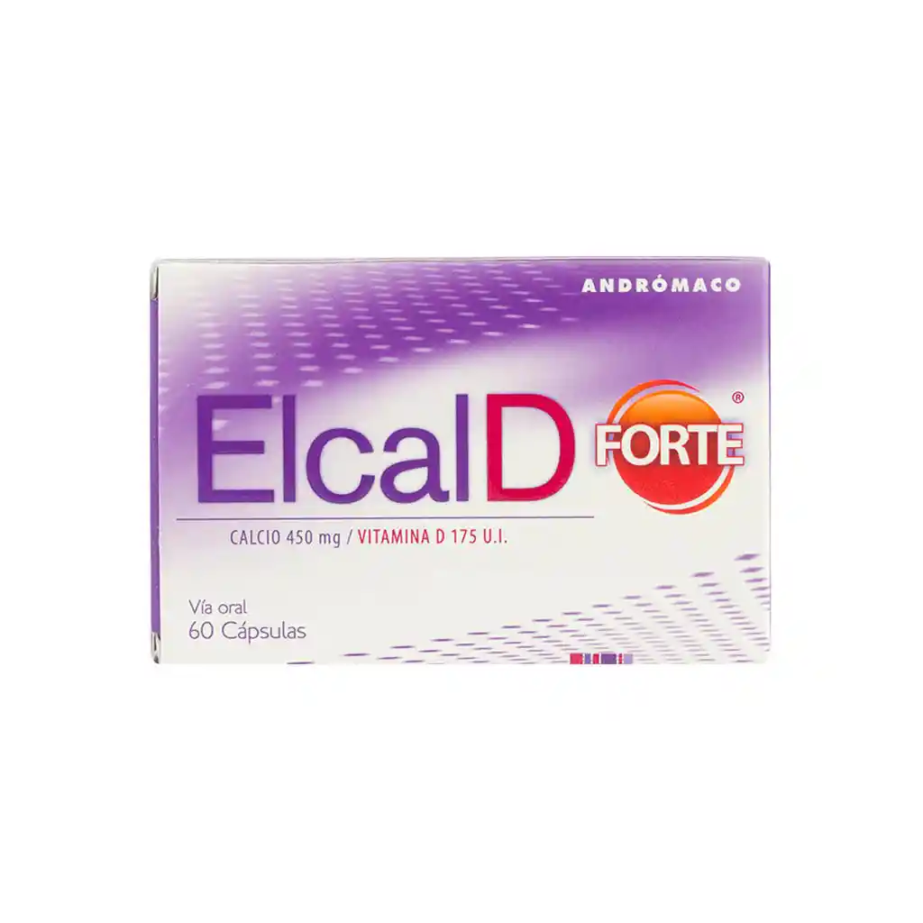 Elcal-D Forte Vitamina (450 mg/ 175 UI)