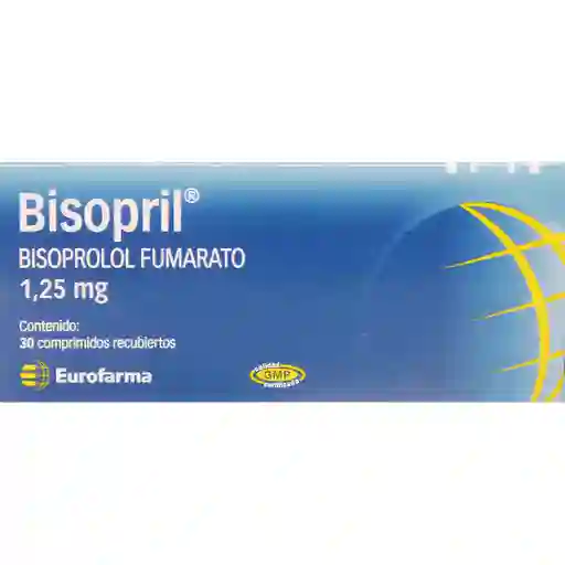 Bisopril 1,25 mg Comprimidos Recubiertos