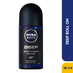 Nivea Men Antitranspirante Deep Black Wood en Roll On