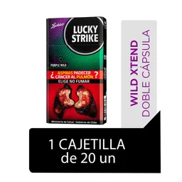 Lucky Strike Cigarrillo Purple Wild