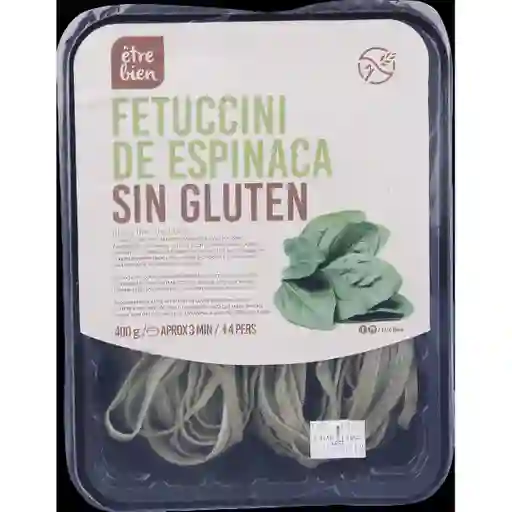 Etre Bien Fideos Fetuccini de Espinaca sin Gluten