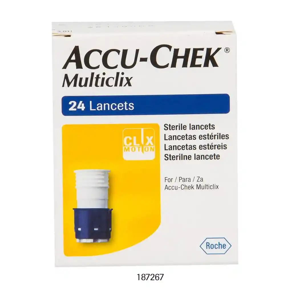 Accu-Chek: Set de Lancetas Estériles Multiclix