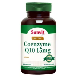 Sunvit Suplemento Dietario Coenzyme Q10 15 Mg x 120 Cápsulas