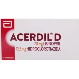 Acerdil D -D 20 Mg/12,5 Mg Comprimidos