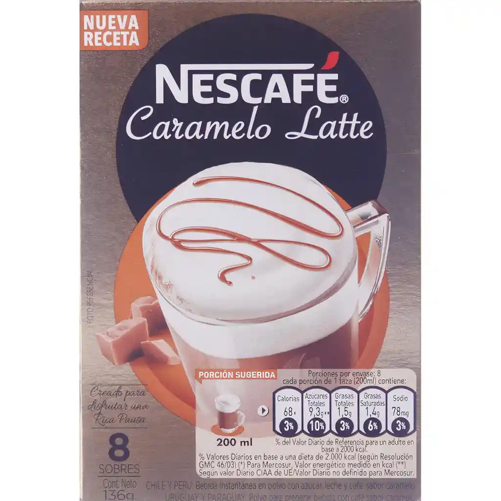 Nescafé Café Soluble Caramelo Latte