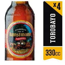 Kunstmann Cerveza Torobayo x 4 Unidades