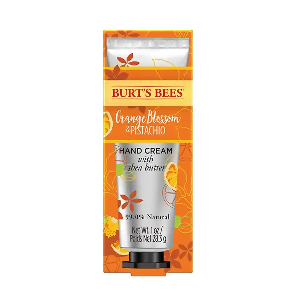 Burt's Bees Crema de Manos Flor de Naranja y Pistacho