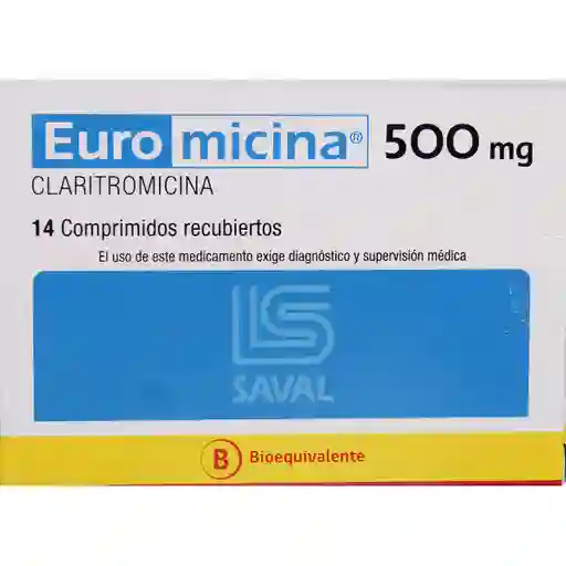Euromicina Antibiótico Comprimidos Recubiertos