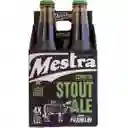 Mestra Pack Cerveza Stout Botellas 330Cc 4Un